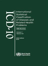 ICD-10 International Statistical Calssification Of Diseases & Related Health Problems