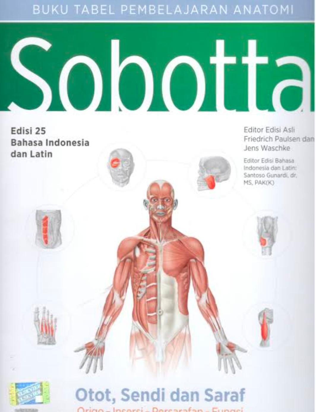 Buku Tabel Pembelajaran Anatomi Sobotta ; Otot, Sendi & Saraf