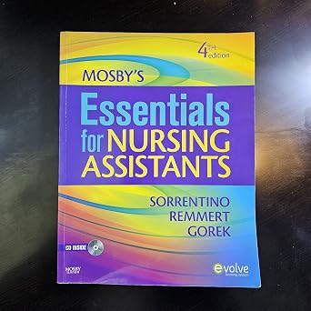 Mosby's Essentials For Nursing Assistants